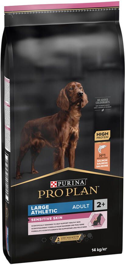 Pro Plan Purina Bonusbag 10+2 kg/12+2 kg Large Adult Athletic Sensitive Skin Salmon(14 kg )
