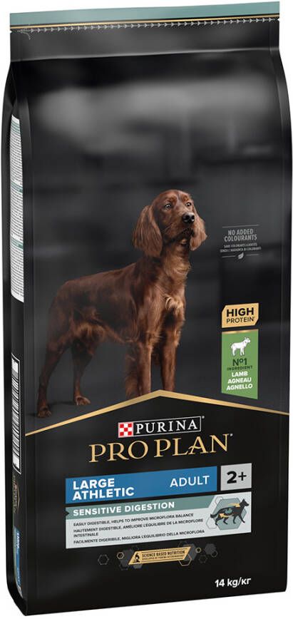 Pro Plan 2x14kg Large Athletic Adult Optidigest Lam & Rijst Hondenvoer