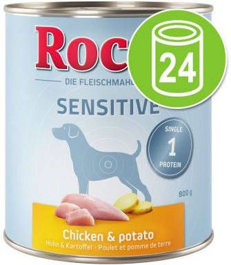 Rocco Sensitive 24 x 800 g nu extra voordelig! Kalkoen & Aardappel