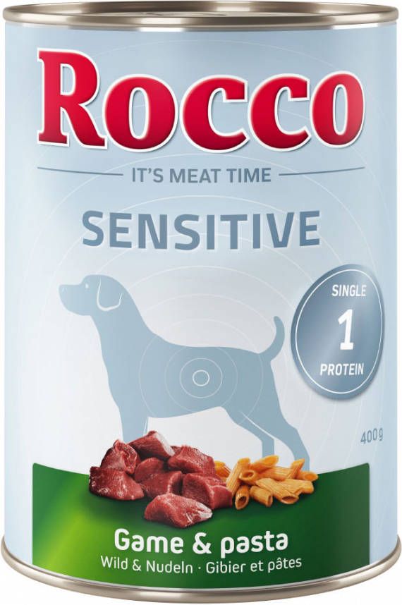 Rocco 24x400g Wild & Pasta Sensitive Hondenvoer