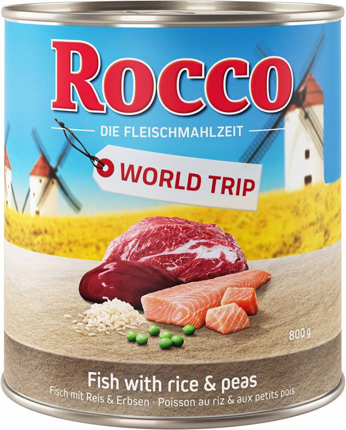 Rocco World Trip Spanje Hondenvoer 24 x 800 g
