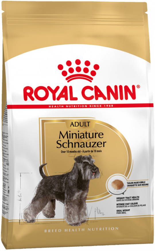 Royal Canin Breed 2x7, 5kg Miniature Schnauzer Adult Hondenvoer