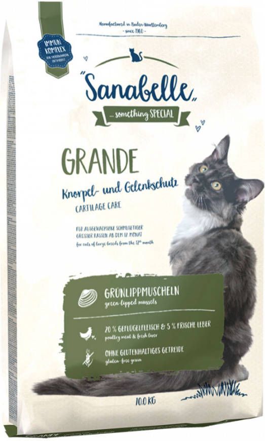 Sanabelle Grande kattenvoer 10 kg + 2 kg gratis