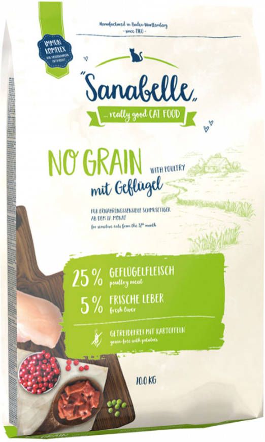 Sanabelle No Grain Kattenvoer 10 kg
