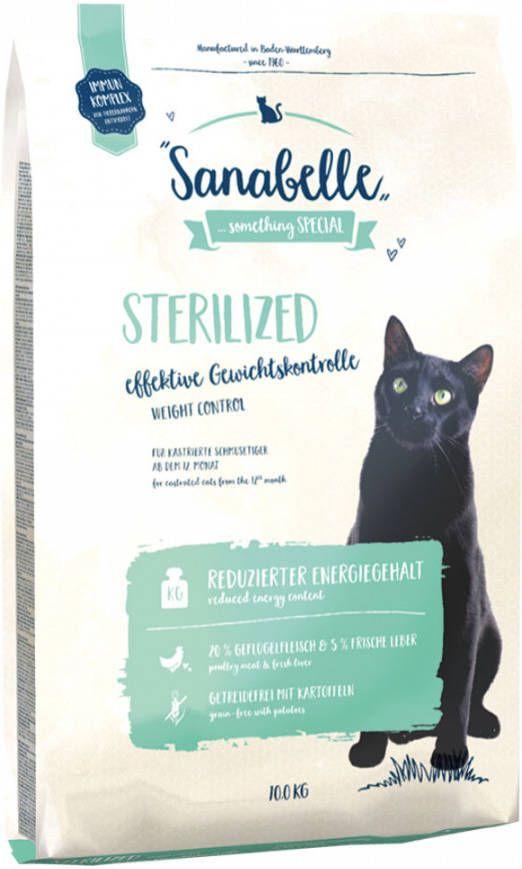 Sanabelle 2x10kg Sterilized Kattenvoer
