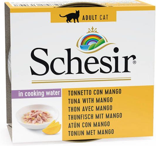 Schesir 20 + 4 gratis Fruit 24 x 75 g Tonijn & Mango