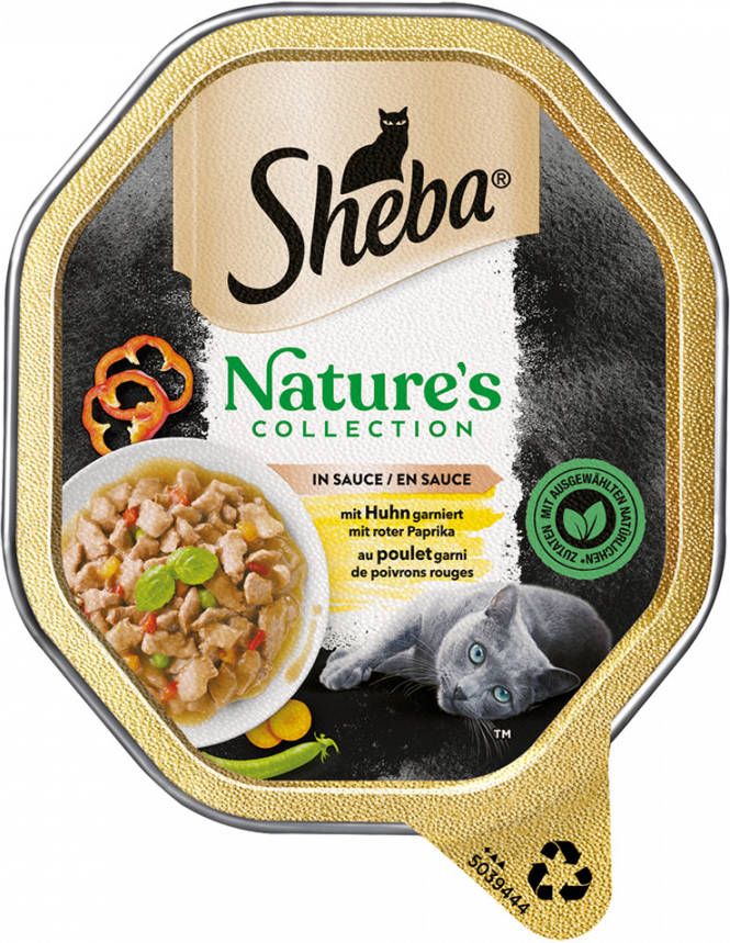 Sheba Nature´, s Collection in Saus 22 x 85 g Kattenvoer met Kip