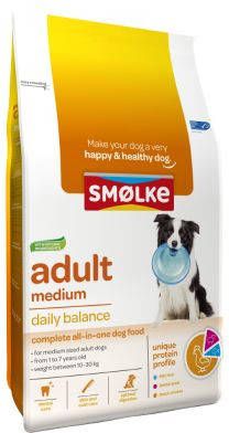 Smolke Smø, lke Adult Medium Daily Balance Bestel ook natvoer 10 x 395 g Smø, lke Vers Gestoomde Mixdoos