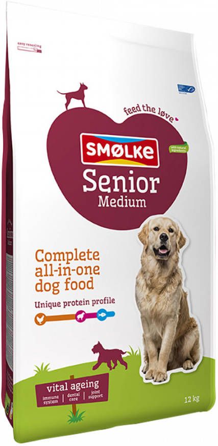 Smolke Smø, lke Senior Medium Vital Ageing Dubbelpak 2 x 12 kg