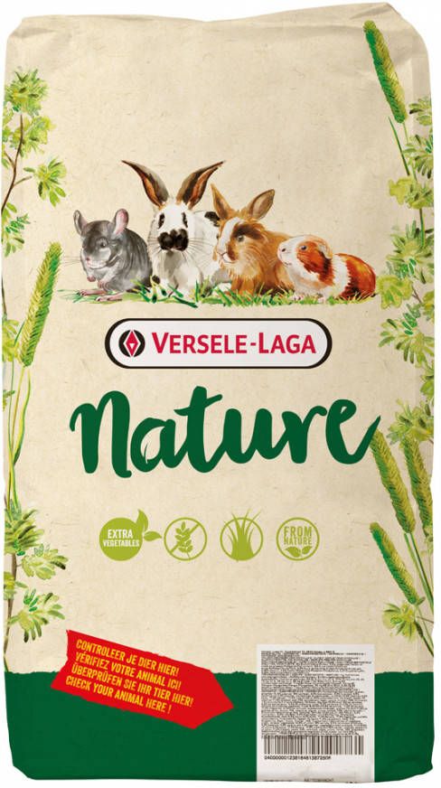 Versele Laga Nature Chinchilla Chinchillavoer 9 kg
