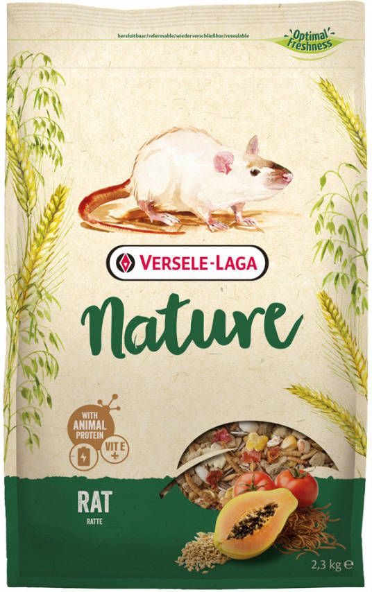 Versele Laga Nature Rattenvoer  Dubbelpak 2 x 2, 3 kg