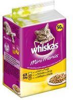 Whiskas 6x50g Mini Menu's Witvis, Tonijn, Zalm in Saus Kattenvoer