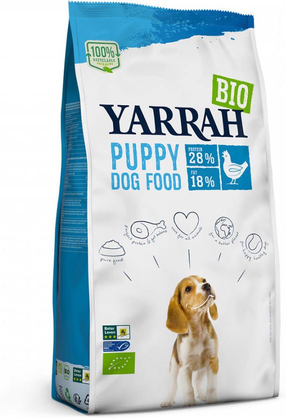 Yarrah Bio Hondenvoer Puppy Voordeelpakket 4 x 2 kg